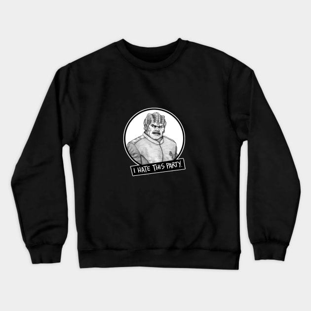 Bortus Wants a Corner Piece of Cake! Crewneck Sweatshirt by HOT TRASH: Portland!